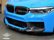 AUTHENTIC SOOQOO DRY CARBON DUAL SLAT FRONT GRILLE for BMW M5 F90 PRE-LCI 2017 - 2020 Forza Performance custom fit buy OEM Style