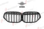AUTHENTIC SOOQOO DRY CARBON DUAL SLAT FRONT GRILLE for BMW X1 F48 F49 2016 - 2019 Forza Performance custom fit buy OEM Style