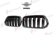 AUTHENTIC SOOQOO DRY CARBON DUAL SLAT FRONT GRILLE for BMW X2 F39 2020+ Forza Performance custom fit buy OEM Style