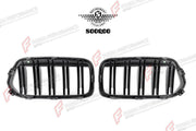 AUTHENTIC SOOQOO DRY CARBON DUAL SLAT FRONT GRILLE for BMW X2 F39 2020+ Forza Performance custom fit buy OEM Style