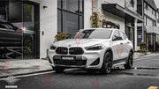 AUTHENTIC SOOQOO DRY CARBON DUAL SLAT FRONT GRILLE for BMW X2 F39 2020+ Forza Performance custom fit buy OEM Style