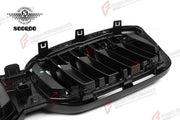 AUTHENTIC SOOQOO DRY CARBON DUAL SLAT FRONT GRILLE for BMW X3 G01 X4 G02 LCI 2022+ Forza Performance custom fit buy OEM Style