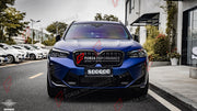 AUTHENTIC SOOQOO DRY CARBON DUAL SLAT FRONT GRILLE for BMW X3 G01 X4 G02 LCI 2022+ Forza Performance custom fit buy OEM Style