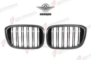 AUTHENTIC SOOQOO DRY CARBON DUAL SLAT FRONT GRILLE for BMW X3 G01 X4 G02 PRE-LCI 2019 - 2021 Forza Performance custom fit buy OEM Style