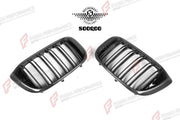 AUTHENTIC SOOQOO DRY CARBON DUAL SLAT FRONT GRILLE for BMW X3 G01 X4 G02 PRE-LCI 2019 - 2021 Forza Performance custom fit buy OEM Style