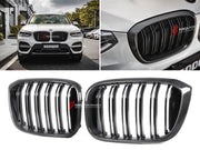 AUTHENTIC SOOQOO DRY CARBON DUAL SLAT FRONT GRILLE for BMW X3M F97 X4M F98 PRE-LCI 2019 - 2021 Forza Performance custom fit buy OEM Style