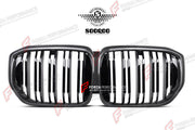 AUTHENTIC SOOQOO DRY CARBON DUAL SLAT FRONT GRILLE for BMW X5 G05 LCI 2023+ Forza Performance custom fit buy OEM Style