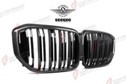 AUTHENTIC SOOQOO DRY CARBON DUAL SLAT FRONT GRILLE for BMW X5 G05 LCI 2023+ Forza Performance custom fit buy OEM Style