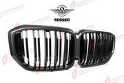 AUTHENTIC SOOQOO DRY CARBON DUAL SLAT FRONT GRILLE for BMW X5 G05 LCI 2023+ Forza Performance custom fit buy OEM Style