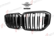 AUTHENTIC SOOQOO DRY CARBON DUAL SLAT FRONT GRILLE for BMW X5 G05 LCI 2023+ Forza Performance custom fit buy OEM Style