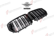 AUTHENTIC SOOQOO DRY CARBON DUAL SLAT FRONT GRILLE for BMW X5 G05 LCI 2023+ Forza Performance custom fit buy OEM Style