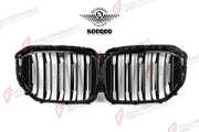 AUTHENTIC SOOQOO DRY CARBON DUAL SLAT FRONT GRILLE for BMW X5 G05 LCI 2023+ Forza Performance custom fit buy OEM Style