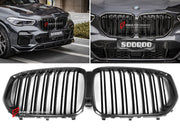AUTHENTIC SOOQOO DRY CARBON DUAL SLAT FRONT GRILLE for BMW X5M F95 PRE-LCI 2019 - 2023 Forza Performance custom fit buy OEM Style
