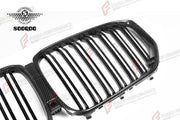AUTHENTIC SOOQOO DRY CARBON DUAL SLAT FRONT GRILLE for BMW X5M F95 PRE-LCI 2019 - 2023 Forza Performance custom fit buy OEM Style