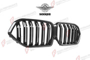 AUTHENTIC SOOQOO DRY CARBON DUAL SLAT FRONT GRILLE for BMW X6 G06 LCI 2023+ Forza Performance custom fit buy OEM Style