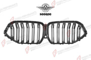 AUTHENTIC SOOQOO DRY CARBON DUAL SLAT FRONT GRILLE for BMW X6 G06 LCI 2023+ Forza Performance custom fit buy OEM Style