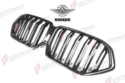 AUTHENTIC SOOQOO DRY CARBON DUAL SLAT FRONT GRILLE for BMW X6 G06 LCI 2023+ Forza Performance custom fit buy OEM Style