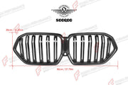 AUTHENTIC SOOQOO DRY CARBON DUAL SLAT FRONT GRILLE for BMW X6 G06 LCI 2023+ Forza Performance custom fit buy OEM Style