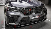 AUTHENTIC SOOQOO DRY CARBON DUAL SLAT FRONT GRILLE for BMW X6 G06 PRE-LCI 2020 - 2023 Forza Performance custom fit buy OEM Style