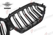 AUTHENTIC SOOQOO DRY CARBON DUAL SLAT FRONT GRILLE for BMW X6 G06 PRE-LCI 2020 - 2023 Forza Performance custom fit buy OEM Style