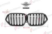 AUTHENTIC SOOQOO DRY CARBON DUAL SLAT FRONT GRILLE for BMW X6 G06 PRE-LCI 2020 - 2023 Forza Performance custom fit buy OEM Style