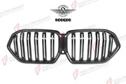 AUTHENTIC SOOQOO DRY CARBON DUAL SLAT FRONT GRILLE for BMW X6M F96 PRE-LCI 2020 - 2023 Forza Performance custom fit buy OEM style design