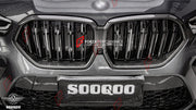 AUTHENTIC SOOQOO DRY CARBON DUAL SLAT FRONT GRILLE for BMW X6M F96 PRE-LCI 2020 - 2023 Forza Performance custom fit buy OEM style design
