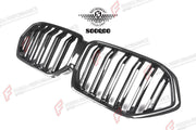 AUTHENTIC SOOQOO DRY CARBON DUAL SLAT FRONT GRILLE for BMW X6M F96 PRE-LCI 2020 - 2023 Forza Performance custom fit buy OEM style design