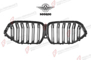 AUTHENTIC SOOQOO DRY CARBON DUAL SLAT FRONT GRILLE for BMW X6M F96 PRE-LCI 2020 - 2023 Forza Performance custom fit buy OEM style design