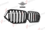 AUTHENTIC SOOQOO DRY CARBON DUAL SLAT FRONT GRILLE for BMW X6M F96 PRE-LCI 2020 - 2023 Forza Performance custom fit buy OEM style design