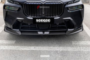 AUTHENTIC SOOQOO DRY CARBON FIBER BODY KIT for BMW X7 G07 LCI 2023+
Set includes:

Front Lip
Front Bumper Air Vent Trims
Front Bumper Side Vent Trims
Front Grille
M Style Side Mirror Covers
Front Fender Trims
Side Door Trims
Side Skirts
Rear Bumper Trims
Rear Diffuser
Roof Spoiler
Rear Spoiler
Material: Dry Carbon

NOTE: Professional installation is required.