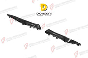 AUTHENTIC SOOQOO DRY CARBON FIBER FRONT BUMPER AIR VENT TRIMS for BMW X7 G07 LCI 2023+
Set includes:

Front Bumper Air Vent Trims
Material: Dry Carbon

NOTE: Professional installation is required.