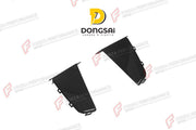 AUTHENTIC SOOQOO DRY CARBON FIBER FRONT BUMPER SIDE VENT TRIMS for BMW X7 G07 LCI 2023+
Set includes:

Front Bumper Side Vent Trims
Material: Dry Carbon

NOTE: Professional installation is required.