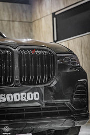 AUTHENTIC SOOQOO DRY CARBON FIBER FRONT GRILLE for BMW X7 G07 2019 - 2022
Set includes:

Front Grille
Material: Dry Carbon

NOTE: Professional installation is required.