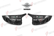 AUTHENTIC SOOQOO DRY CARBON FIBER M STYLE SIDE MIRROR COVERS for BMW X7 G07 2019+
Set includes:

M Style Side Mirror Covers
Material: Dry Carbon

NOTE: Professional installation is required.