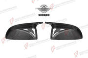 AUTHENTIC SOOQOO DRY CARBON FIBER M STYLE SIDE MIRROR COVERS for BMW X7 G07 2019+
Set includes:

M Style Side Mirror Covers
Material: Dry Carbon

NOTE: Professional installation is required.