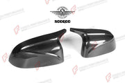 AUTHENTIC SOOQOO DRY CARBON FIBER M STYLE SIDE MIRROR COVERS for BMW X7 G07 2019+
Set includes:

M Style Side Mirror Covers
Material: Dry Carbon

NOTE: Professional installation is required.