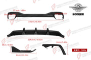 AUTHENTIC SOOQOO DRY CARBON FIBER REAR DIFFUSER for BMW X7 G07 2019+
Set includes:

Rear Diffuser
Material: Dry Carbon

NOTE: Professional installation is required.