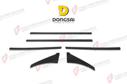 AUTHENTIC SOOQOO DRY CARBON FIBER SIDE DOOR TRIMS for BMW X7 G07 2019+
Set includes:

Front Fender Trims
Side Door Trims
Material: Dry Carbon

NOTE: Professional installation is required.