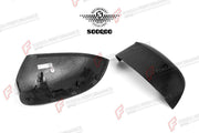 AUTHENTIC SOOQOO DRY CARBON FIBER SIDE MIRROR COVERS for BMW X7 G07 2019+
Set includes:

Side Mirror Covers
Material: Dry Carbon

NOTE: Professional installation is required.