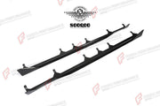 AUTHENTIC SOOQOO DRY CARBON FIBER SIDE SKIRTS for BMW X7 G07 2019+
Set includes:

Side Skirts
Material: Dry Carbon

NOTE: Professional installation is required.