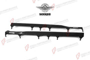 AUTHENTIC SOOQOO DRY CARBON FIBER SIDE SKIRTS for BMW X7 G07 2019+
Set includes:

Side Skirts
Material: Dry Carbon

NOTE: Professional installation is required.