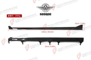 AUTHENTIC SOOQOO DRY CARBON FIBER SIDE SKIRTS for BMW X7 G07 2019+
Set includes:

Side Skirts
Material: Dry Carbon

NOTE: Professional installation is required.