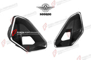 AUTHENTIC SOOQOO DRY CARBON FRONT AIR DUCTS for BMW X6 G06 LCI 2023+ Forza Performance custom fit buy MP Style