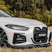 AUTHENTIC SOOQOO DRY CARBON FRONT AIR VENT TRIMS for BMW 4 SERIES G22 G23 2020+

Set includes:

Front Air Vent Trims

Material: Prepreg Carbon

NOTE: Professional installation is required
