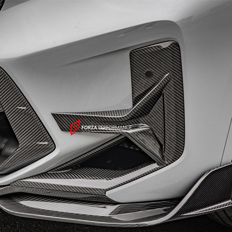 AUTHENTIC SOOQOO DRY CARBON FRONT BUMPER AIR VENT TRIMS for BMW X3M F97 LCI X4M F98 LCI 2022+