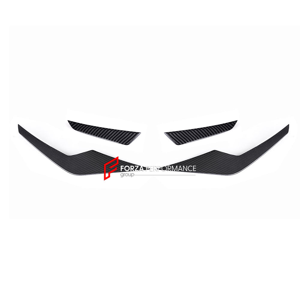 AUTHENTIC SOOQOO DRY CARBON FRONT BUMPER CANARDS for BMW M5 G90 G99 2025+

Set includes:

Front Bumper Canards

Material: Prepreg Carbon

NOTE: Professional installation is required