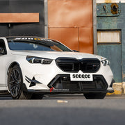 AUTHENTIC SOOQOO DRY CARBON FRONT BUMPER CENTER TRIM for BMW M5 G90 G99 2025+

Set includes:

Front Bumper Center Trim

Material: Prepreg Carbon

NOTE: Professional installation is required