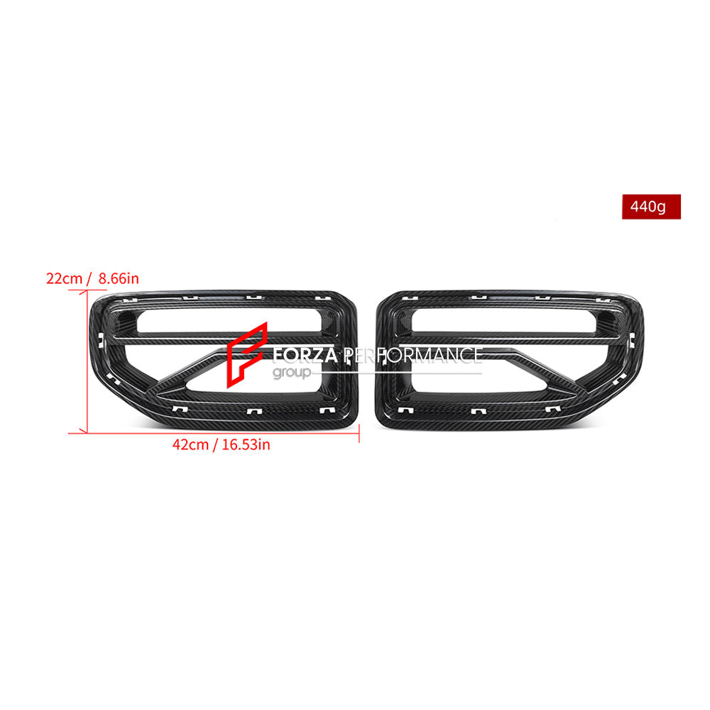 AUTHENTIC SOOQOO DRY CARBON FRONT GRILLE for BMW M2 G87 2023+

Set includes:

Front Grille

Material: Prepreg Carbon

Note: Professional installation is required
