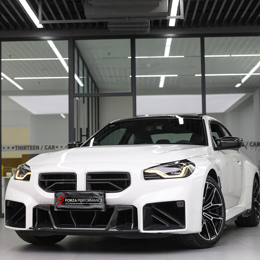 AUTHENTIC SOOQOO DRY CARBON FRONT GRILLE for BMW M2 G87 2023+

Set includes:

Front Grille

Material: Prepreg Carbon

Note: Professional installation is required
